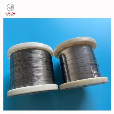 Chromel Type 0.1*3mm Nicr Flat Wire for Thermocouple Connector
